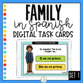 Family in Spanish - La Familia Boom Cards Set 1 - Distance