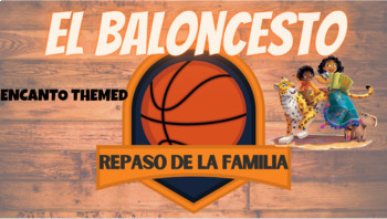 Preview of La Familia | Encanto Themed Basket Ball Review Game | Google Slides
