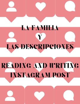 Preview of La Familia Reading & Writing Instagram Post