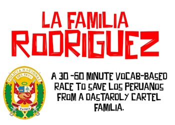 Preview of La Familia Rodriguez