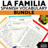 La Familia Spanish Family Tree Vocabulary Worksheets Spani
