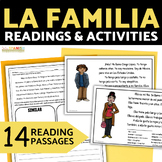 La Familia Spanish Family Tree Vocabulary Activity Reading