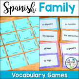 La Familia (The Family) Vocabulary Games