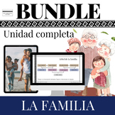 La Familia en español - Family in Spanish Digital Lesson BUNDLE