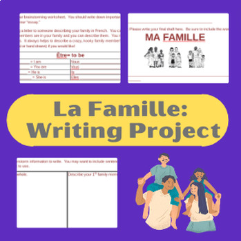 La Famille - French Family Writing Project by FranCLAIS All Day | TPT