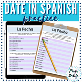 La Fecha Date in Spanish Digital & Printable Practice Pages