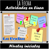 La Fecha: Spanish choice board for Google Slides™. Distanc