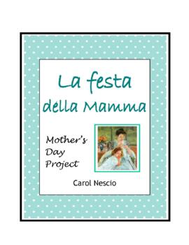 Preview of La Festa della Mamma ~ Mother's Day Project For Italian