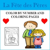 La Fête des Pères: French Father's Day Color By Number and