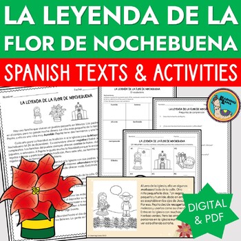 La Flor de Nochebuena Leyenda in Spanish by Llearning Llama | TPT