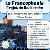 La Francophonie || French Communities in Quebec|| Research