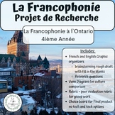 La Francophonie || French Culture in Ontario || Research P