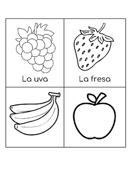 Preview of La Fruta Flashcards