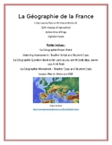 La Géographie de la France - 3-5 Day Unit