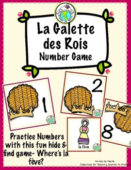 Preview of La Galette des Rois FRENCH Number Game for Three Kings Day