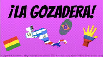 Preview of La Gozadera: Song of the Month Lesson Plans and Suggestions
