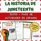 La Historia de Juneteenth || TEXTO + ACTIVIDADES || Spanis
