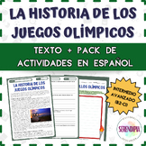 La Historia de los Juegos Olímpicos || TEXTO + ACTIVIDADES