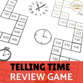 La Hora Telling Time Review Game for Spanish Class ¿Qué hora es?
