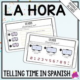 La Hora Telling Time in Spanish Digital Google Slides Activities
