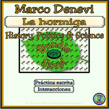 Preview of La Hormiga de Marco Denevi Literature, Politics, Science Super Bundle
