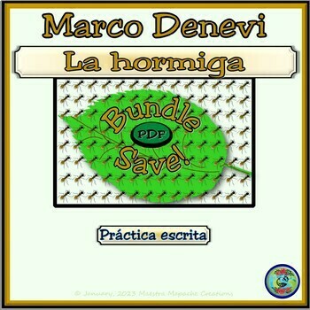Preview of La Hormiga de Marco Denevi Integrated Science and Literature Reading Bundle