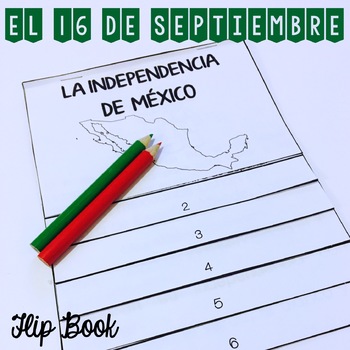Preview of La Independencia de México/ Mexico's Independence Day Flip Book