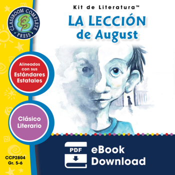 Preview of La Lección de August - Kit de Literatura Gr. 5-6