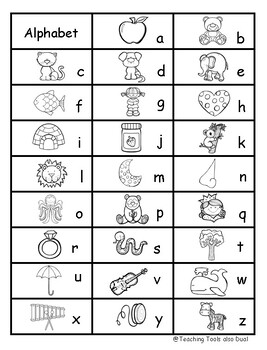 Initial Sounds Alphabet In English and Spanish Freebie K-2 ( Dual ...