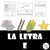 La Letra E (Spanish Letter E Practice)
