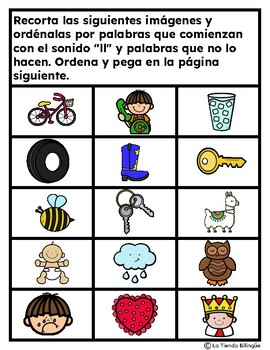 La Letra LLll by La Tienda Bilingue | Teachers Pay Teachers