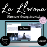 La Llorona (Narrative Writing Activity)- SPANISH