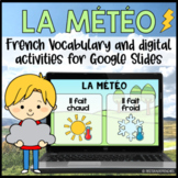 La Météo | French Weather Vocabulary | Digital Activities 
