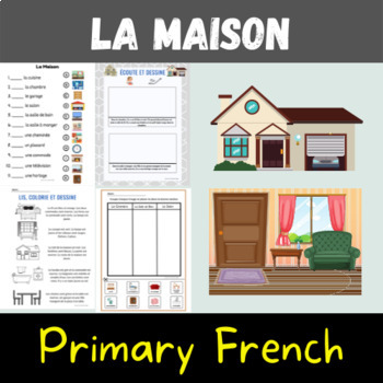 La Maison Activities - French House Unit (Primary French) | TPT