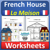 La Maison French House Worksheets Houses Vocabulary in Fre