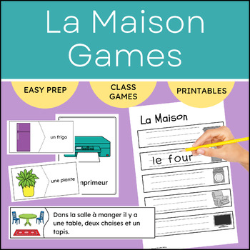 La Maison - Games, Puzzles, Reading, Writing by Moments with Mme