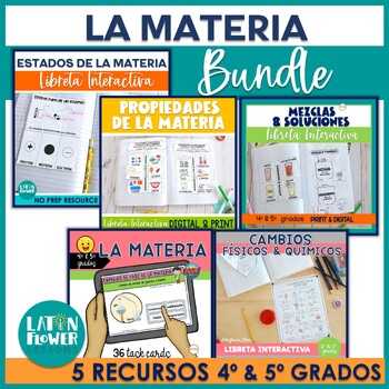 Preview of La Materia Libreta Interactiva BUNDLE