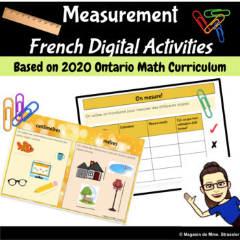 Preview of La Mesure - Measurement French Digital Activities
