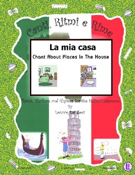 Preview of Italian Rooms of the House (La Mia Casa) with this Rap-like Chant & MP3