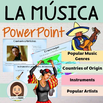 Preview of La Musica Latina / Latin Music PowerPoint