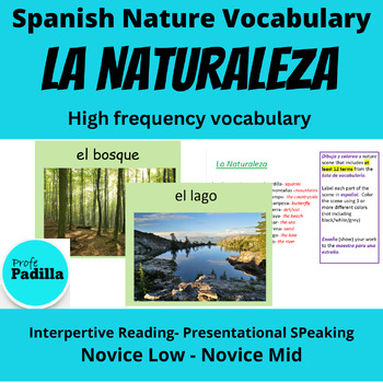 New! Nature Quest in Spanish! La Busqueda de la Naturaleza! Great for  Spanish immersion at home, camp! Learn about nature in Spanish!