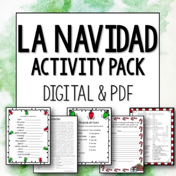 Preview of La Navidad Actividades Spanish Activities for Christmas