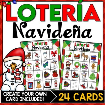 Preview of La Navidad Christmas Activity in Spanish | Lotería Navideña | Actividad