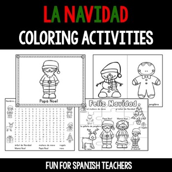 Preview of La Navidad -  Coloring Activities