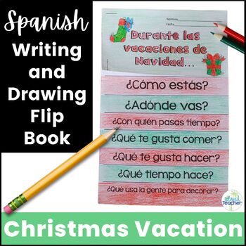 Preview of Spanish Christmas Vacation Navidad Flip Book