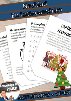 Preview of La Navidad en Latinoamérica | Activities + Crafts | Spanish