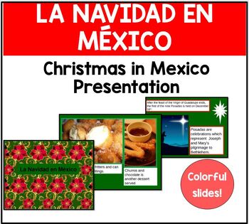 Preview of La Navidad en Mexico. Christmas in Mexico Powerpoint