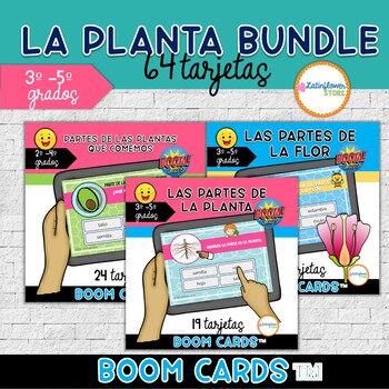 Preview of La Planta Boom Cards Bundle 