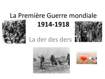 Preview of French Teaching Resources. Premiere Guerre Mondiale. World War 1/ Armistice.