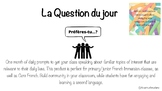 La Question du jour: one month of daily oral prompts about